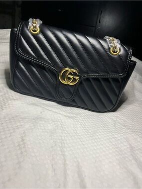 Beautiful black and gold purse